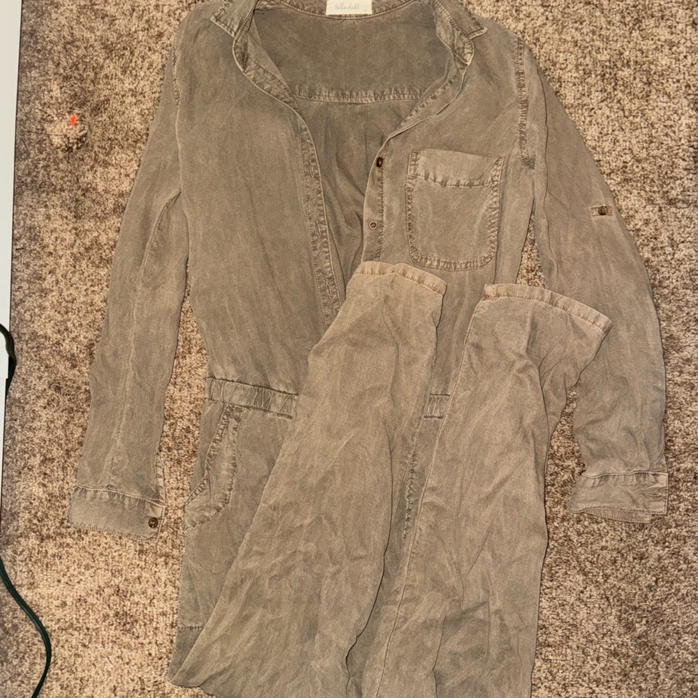 Bella Dahl Casual Green Jumpsuit
